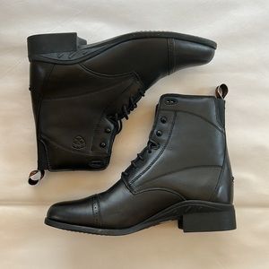 Ariat Black Leather Heritage III Paddock Boots, W’s 10